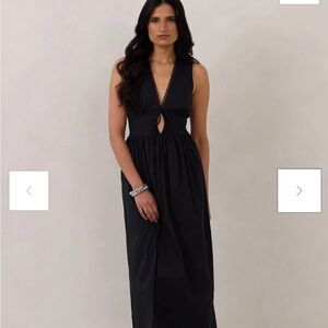 Park & Fifth Everett Black Maxi Dress